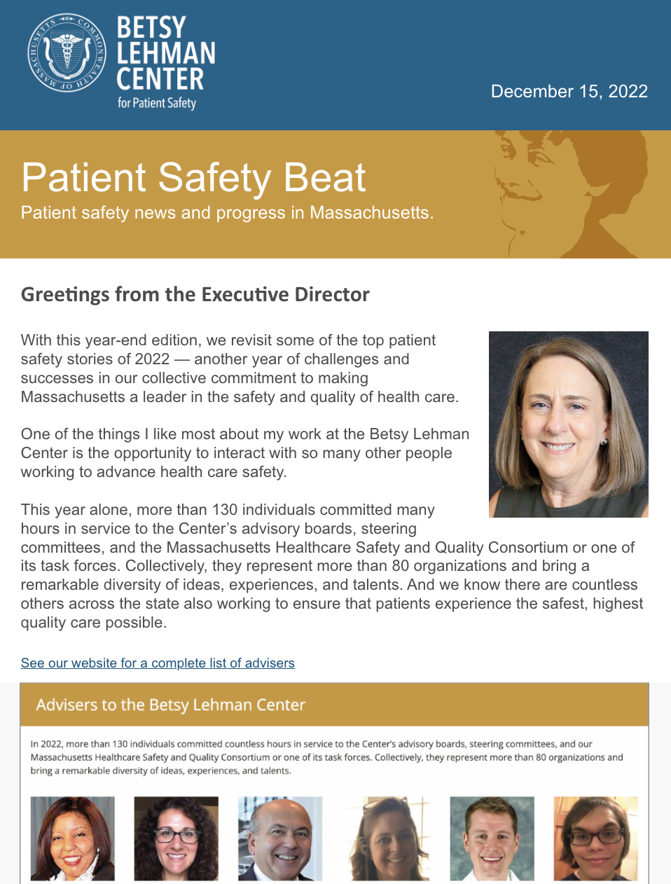 December 15, 2022: Patient Safety Beat