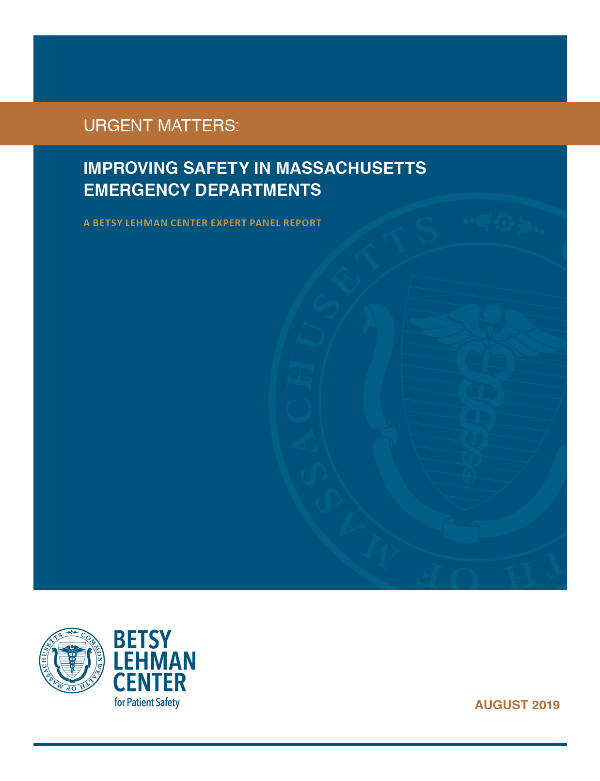 Urgent Matters Report Cover