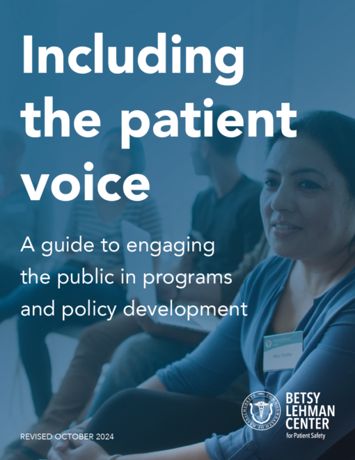 Including Patient Voice Cover