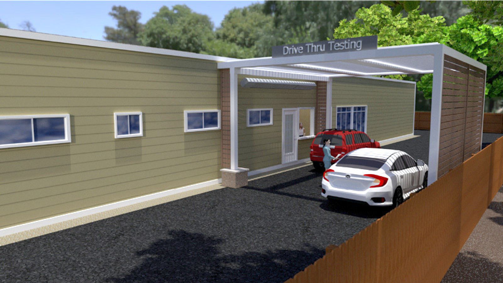 Middleton COVID Drive Thru 1